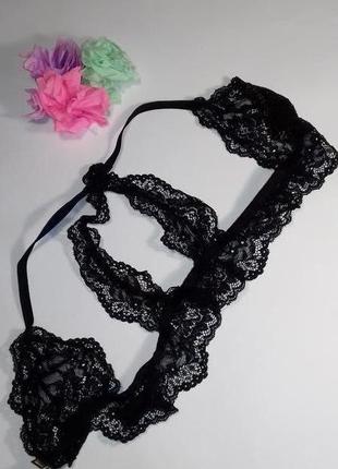 Кружевний бралєт з красивою спинкою asos , eur s/xs, 70b