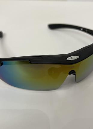 Тактические очки со сменными линзами 6в1 солнцезащитные  очки зсу очки баллистические для стрельбы9 фото