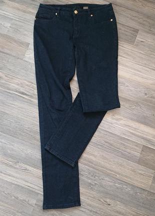 Женские джинсы сзади молния р.44/46 джинсовые брюки штаны10 фото