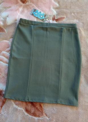 Женская одежда/ юбка мини новая 🤎 42/44 размер/ бренд boohoo1 фото