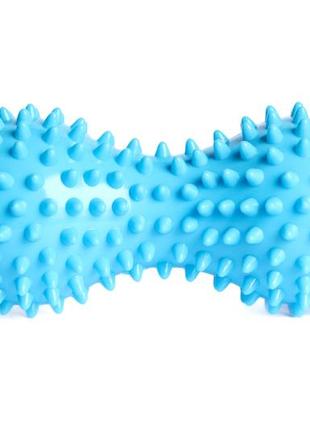 Массажный мяч (ролик) двойной арахис с шипами, 14х6.5 см, мфр