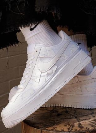 Кроссовки nike air force 1 low sp billie eilish triple white dz3674-100 оригинал3 фото