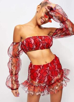 Шорти з органзи +топ