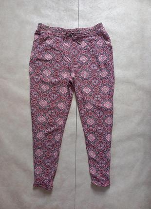 Брендовые легкие штаны шаровары бойфренды с высокой талией primark, 14 pазмер.1 фото