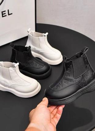 Демі черевики челсі для дівчинки на флісі