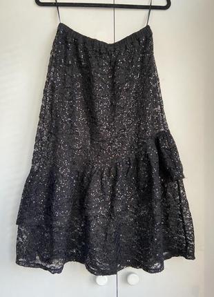 Красивая новогодняя юбка на корпоратив, вечеринку