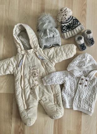 Комбінезон + шапочки і кофта