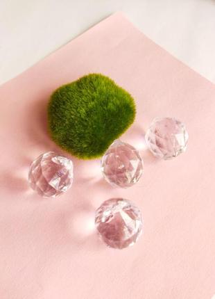 Кристалл бусина подвеска шар 3,5 см