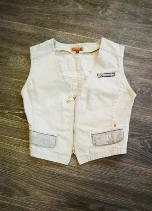 Крутой котоновый жилет