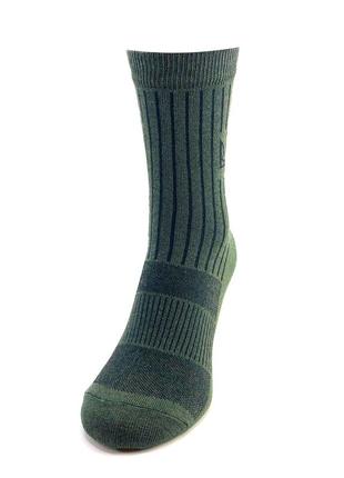 Набор демісезонні тактичні шкарпетки зсу 5 пар 41-45 tactic olive високі військові носки3 фото
