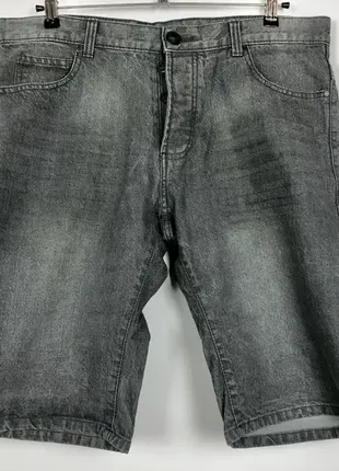 Шорты джинсовые англия hanbury 36 (52) р. серые мужские
