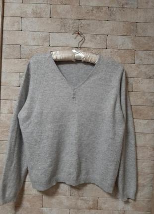 Меланжевий светр, пуловер