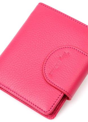 Барвистий жіночий гаманець із натуральної шкіри tony bellucci 22063 фуксія