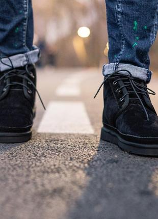 👍ugg neumel boot black👍мужские зимние ботинки/уги/угги чёрные зима мех.3 фото