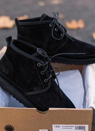 👍ugg neumel boot black👍мужские зимние ботинки/уги/угги чёрные зима мех.4 фото