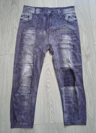 Лосіни джинсова стилізація