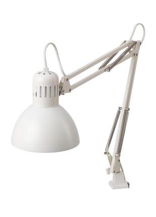Ikea tertial (703.554.55) настольная лампа, белая3 фото