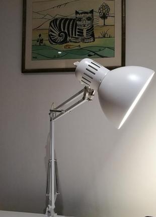 Ikea tertial (703.554.55) настольная лампа, белая8 фото