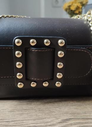 Сумочка италия кожа мини сумка  клач