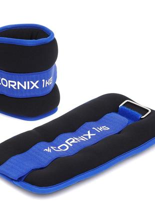 Обважнювачі-манжети для ніг і рук cornix 2 x 1 кг xr-0173 poland