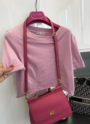 Розовая крутая футболка топ варка в стиле balenciaga5 фото