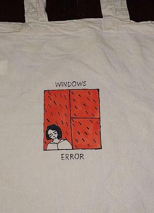 Шоппер з хенд-мейд принтом 3