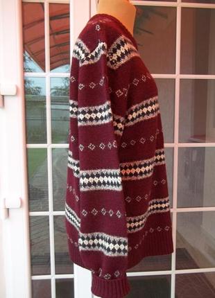 (50/52 р) полушерстяной свитер кофта джемпер пуловер оригинал новая2 фото