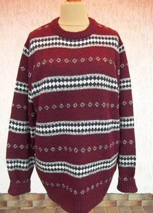 (50/52 р) полушерстяной свитер кофта джемпер пуловер оригинал новая10 фото