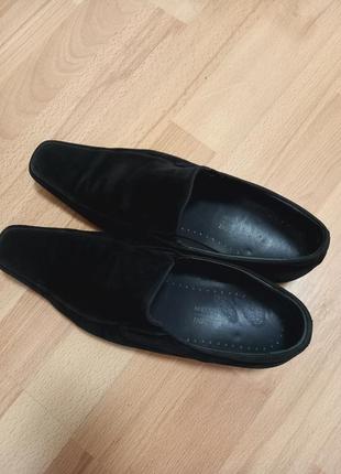 Туфли чёрные замш нубук bellini р.42-432 фото