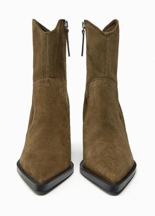 Казаки ботильони zara козаки ковбойки