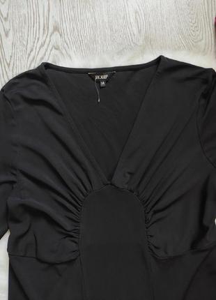 Черное длинное платье миди макси клеш глубокое декольте батал стрейч пышное большого5 фото