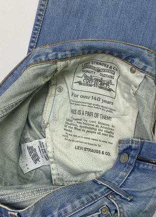 Голубые штаны джинсы левис levis 751 501 w30 l323 фото