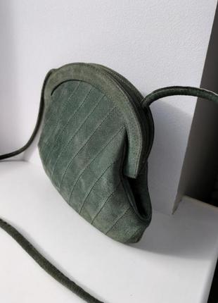 Красивая кожаная сумочка кроссбоди ручной работы hand made!3 фото