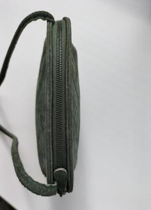 Красивая кожаная сумочка кроссбоди ручной работы hand made!5 фото