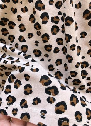 Платье сарафан туника майка hm леопардовое2 фото