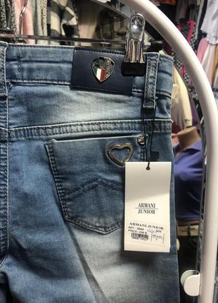 Джинсы для девочки стрейч коттон 4