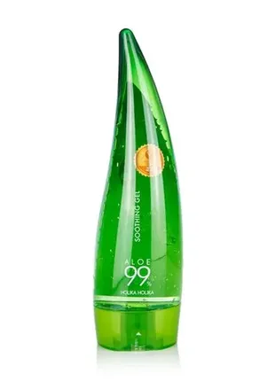 Гель алое holika holika aloe 99% soothing gel заспокійливий зволожувальний 250 мл