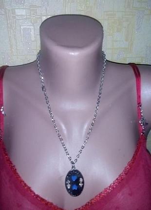 Красивий ланцюжок із застібкою та медальйоном/ланцюжок/буси/браслет/бжутерія