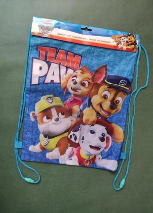 Дитячий рюкзак щенячий патруль paw patrol кримез,скай, маршал, гонщик disney1 фото