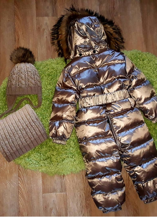 Зимний комбинезон lie bei, пуховик lie bei, пуховый комбинезон