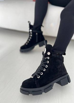 Стильные сапоги женские ботинки кожаные, замшевые лаковые ботинки из натуральной кожи