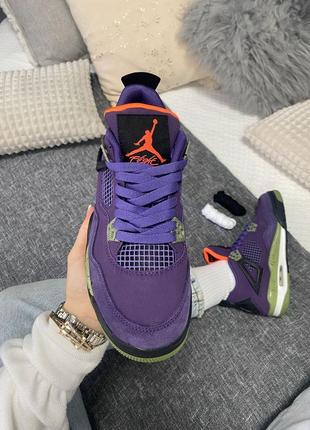 Кросівки jordan 4 retro canyon purple