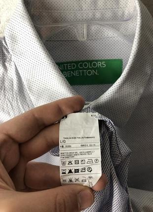 Оригинальная, винтажная рубашка united colors of benetton5 фото