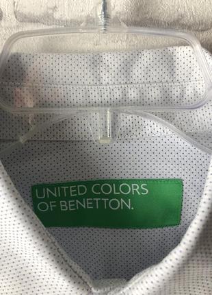 Оригинальная, винтажная рубашка united colors of benetton3 фото