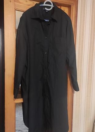 Шикарная рубашка- платье xl