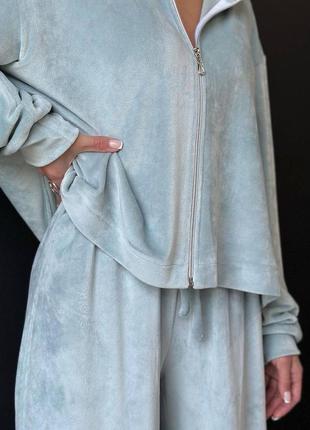 Спортивный костюм велюр плюш2 фото