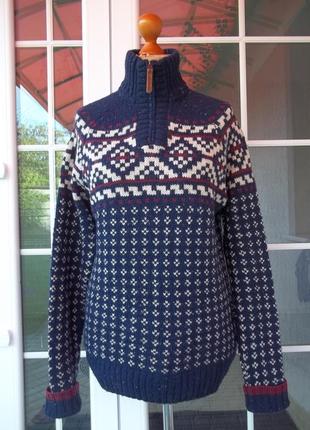 48 р мужская кофта свитер шерсть 7