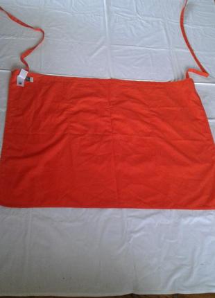 Хлопковый оранжевый фартук pack&print индия унисекс4 фото
