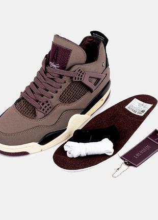 Кросівки a ma maniere x air jordan 4 'violet ore'8 фото