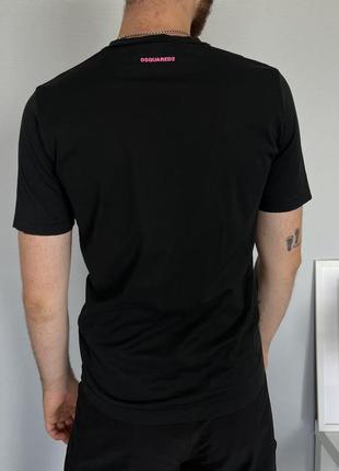 Dsquared2 tshirts мужская черная футболка дисквайред
